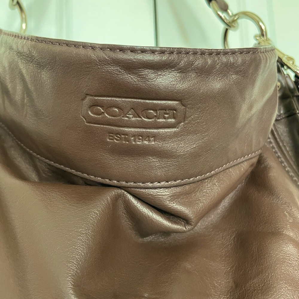 Coach leather bag - Picture 5 of 12